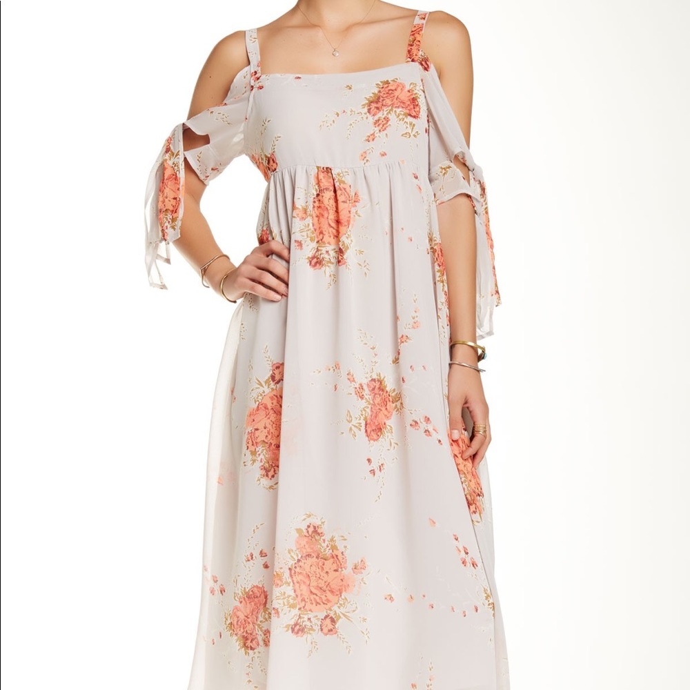 Free People Tied To You Dress In Sand Combo